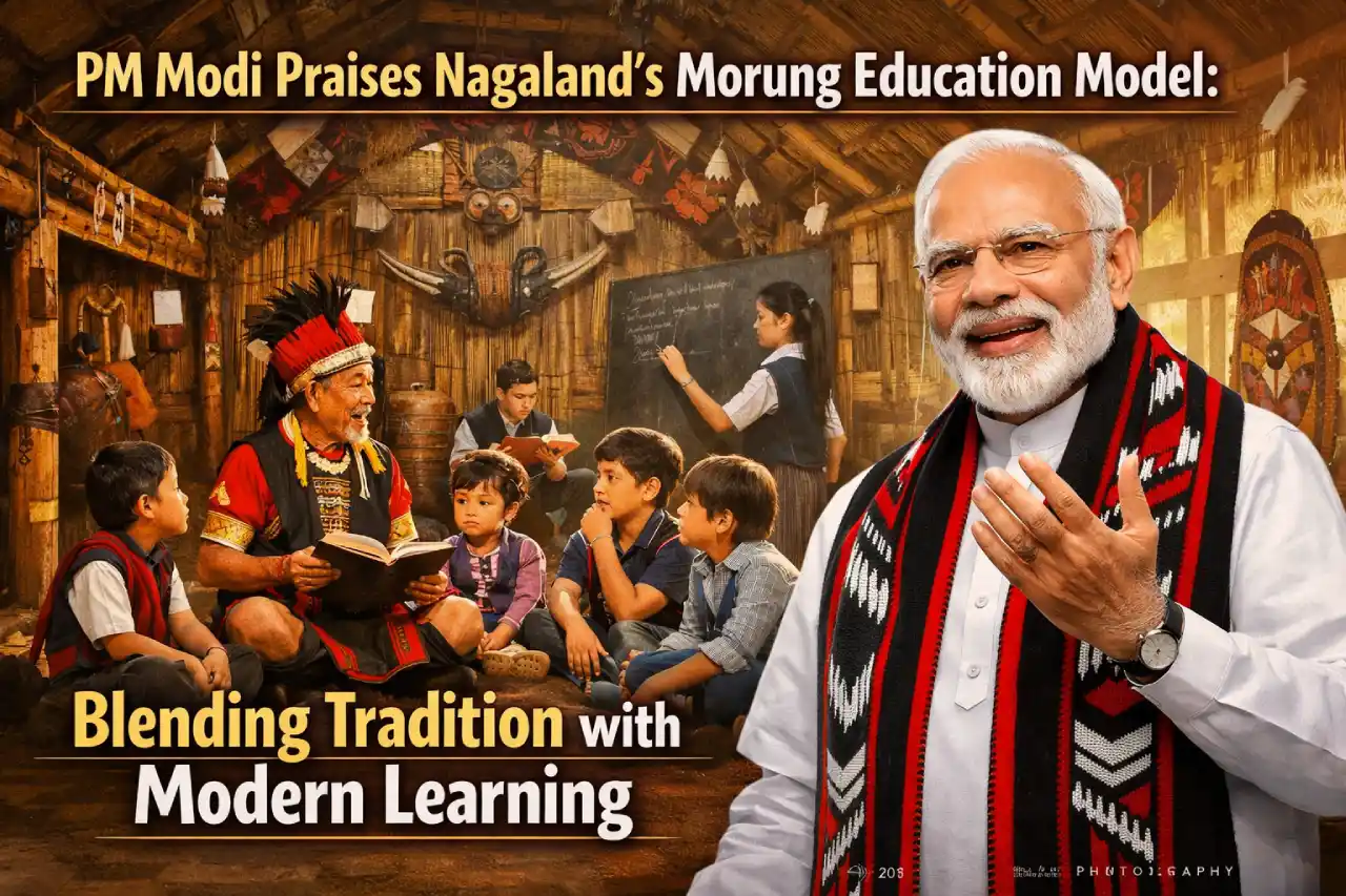 PM Modi Praises Nagaland’s Morung Education Model: Blending Tradition with Modern Learning